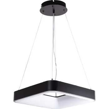 LED svítidlo ZULU 32W CCT hranaté černé závěsné