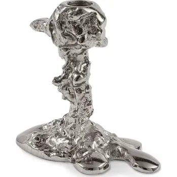 Svícen Dekorativní svícen Pols Potten Drip S 14 x 8 cm šedá barva 390.225.207 09X