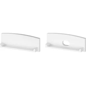 LED lišta Pár koncovek profilu P13-1 bílé
