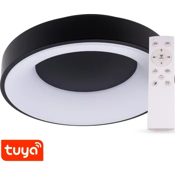 SMART Tuya LED svítidlo ZULU 60W CCT kulaté černé