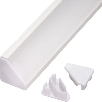 LED lišta Koncovka profilu R6W bílá