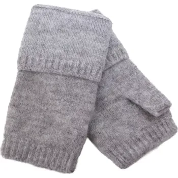 Čepice Pletené šedé návleky na ruce velikost uni