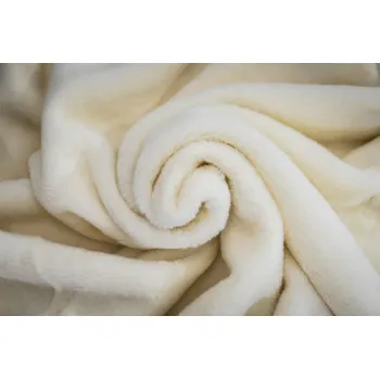 deka Vlněná deka Merino – béžová elegance z přírodní vlny 100 x 140 cm