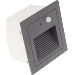 LED vestavné svítidlo PIR-LOPEN-G-IP65 šedé
