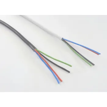 elektrický kabel T-LED RGB kabel 4x0,5 kulatý 100m