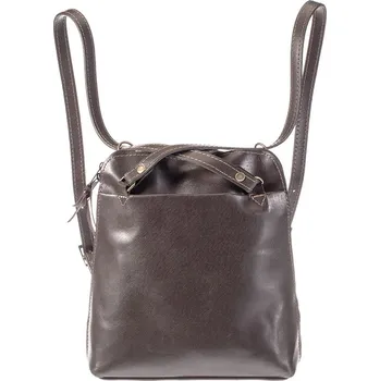 Městský batoh Kožený ručně šitý batoh/kabelka KUBÁT | 21324