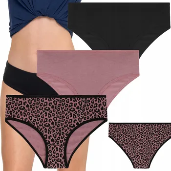 Kalhotky KALHOTKY *VÍCEBALENÍ* BAVLNĚNÉ Figi PANTERKA Bikini Dámské od MORAJ L