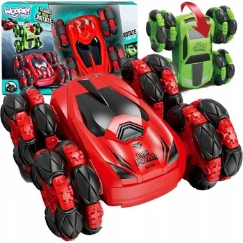 RC model auta NA DÁLKOVÉ OVLÁDÁNÍ AUTO RC AKROBAT S ROTACÍ 360° S PILOTEM 2,4 GHz WOOPIE