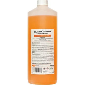 Odlakovač nehtů Cedro Bezacetonový odlakovač na nehty 1000ml - oranžový