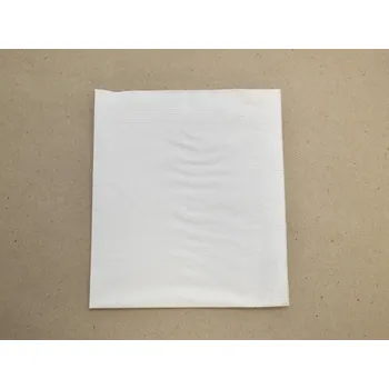 Papírový ubrousek Papírové ubrousky bílé 24 cm 2 vrstvý