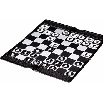 Cestovní hra Cestovní magnetické šachy b/w 10x17cm - stolní hra