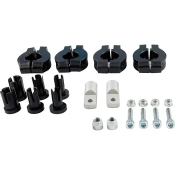 Motocyklový chránič montážní kit páček FLX ALU / GLADIATOR ALU + EASY / RAPTOR / VERTIGO ALU, RTECH (plastový, fixní)