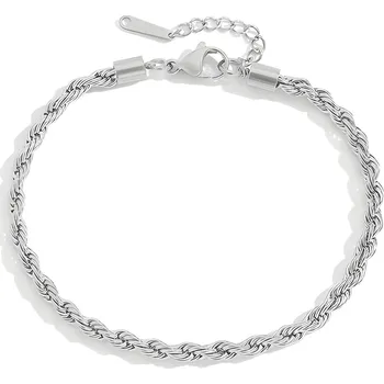 Řetízek IZMAEL Řetízek na nohu Stříbrná/Typ1 KP38884