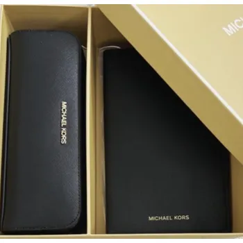 Penál Dárková sada Michael Kors zápisník a penál černý