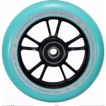 Kolečko ke koloběžce Kolečko Blunt 10 Spokes 100 Teal Black (12972)