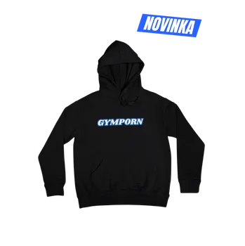 Pánská mikina Mikina GymPorn Retro – Black | GymPorn XXL