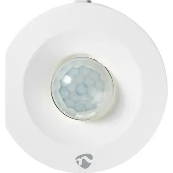 Pohybové čidlo NEDIS chytrý snímač pohybu PIR/ Android & iOS/ Zigbee/ SmartLife/ baterie CR2450 součástí balení/ bílý