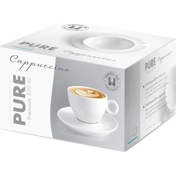 MATELL VM s.r.o. PURE Premium šálek s podšálkem 320 ml - set. 4d.
