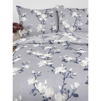 Povlečení Francouzské povlečení mikroplyš Digital – Johari šedé