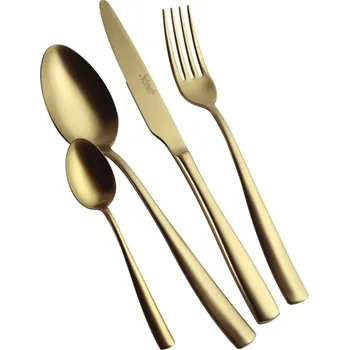 Příbor Salvinelli s.r.l. Sada příborů Flow Ice Gold 24 d.