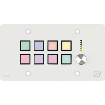 Klávesnice Control keypad SY KC8V-W-EU (8 keys + knob) White EU (1KS235) ovládací panel / klávesnice