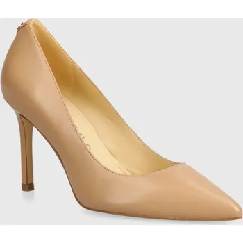 Dámské lodičky Kožené lodičky Guess DABBEY FLTDAB.LEA08.BEIGE béžová 80X, EUR 40