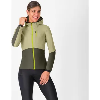 Cyklistická bunda CASTELLI Cyklistická zateplená bunda - UNLIMITED W - zelená S