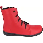 Dámské kožené boty KTR Timoti red 34494 37