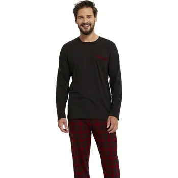 Pánské pyžamo ITALIAN FASHION ZEMAN černá/print M 0