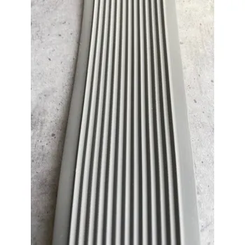 Nášlap na schod Protiskluzový profil I na schody - šíře 49 mm, metráž - Šedá / 1 m / 49 mm