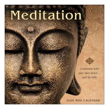 Kalendář Meditation 2026 Mini Wall Calendar (EN)