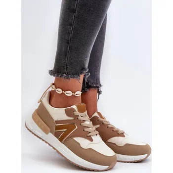 Dámské tenisky Dámské tenisky z ekokože Kaimans Barva: Béžová, Velikost: 40