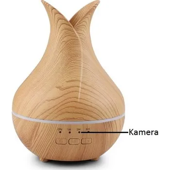 Bezpečnostní kamera WiFi kamera skrytá v aroma difuzéru, Velikost paměti 32Gb