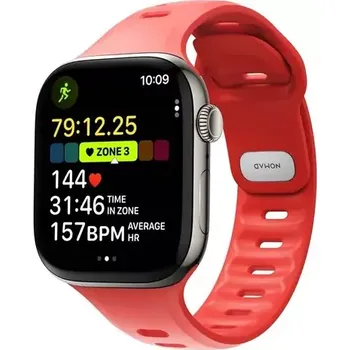 Řemínek na hodinky Nomad Tempo Band řemínek pro Apple Watch 45mm/46mm červená (NM011437858)