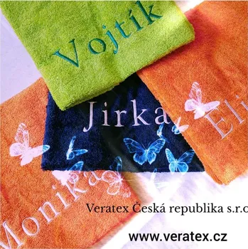Ručník Ručník 50x100cm se jménem 20 barev
