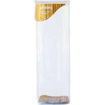 Dóza na potraviny Dóza Pebbly PKV-046 Skleněná dóza, 2,2 l