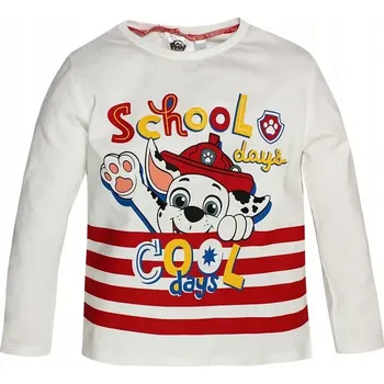 Chlapecké tričko Paw Patrol, bílé, vel. 110