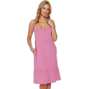 Dámské noční prádlo Noční košile Doctor Nap 7244 - bavlna Růžová M