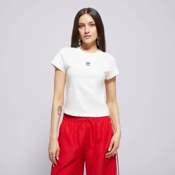 Dámské tričko Adidas Tričko Ess Slim Tee Bílá 36