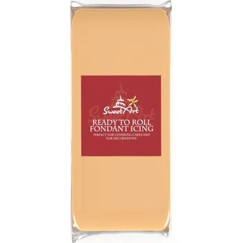 SweetArt potahovací a modelovací hmota vanilková Peach (1 kg) BFD-009_S02