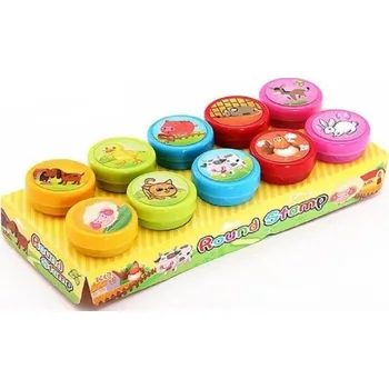 Dětské razítko Dětská samobarvící razítka 10 ks 1