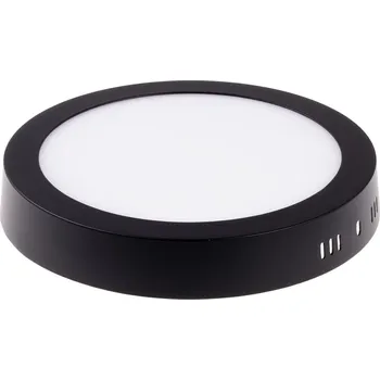 LED panel BPL12 LED panel 12W přisazený černý kulatý