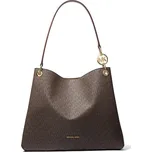 Michael Kors kabelka Christina large shoulder bag logo hnědá + doprava zdarma