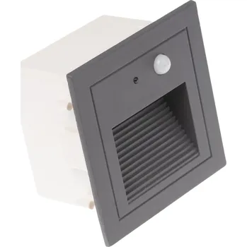 Osvětlení LED vestavné svítidlo PIR-LOPEN-G-IP65 šedé
