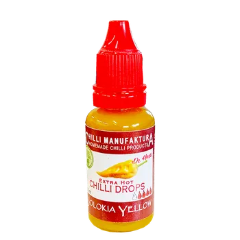 Omáčka CHILLI DROPS 20ml Jolokia Yellow