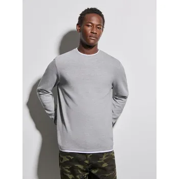 Pánské tričko Tričko s dlouhými rukávy - XXL - House - šedá - 711GR-85M