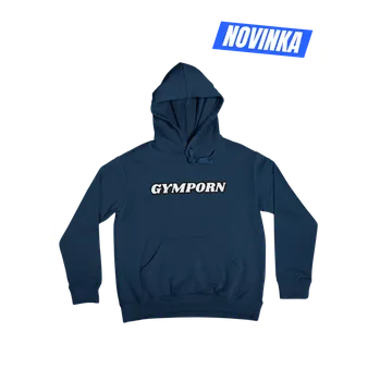 Pánská mikina Mikina GymPorn Retro – Navy Blue | GymPorn XXXL