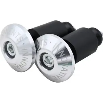 Horské kolo Koncovky řidítek motocyklu - Stříbrné