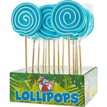 Bonbon Felko Spiral Pop Blue lízátko s ovocnou příchutí 1 ks 80 g