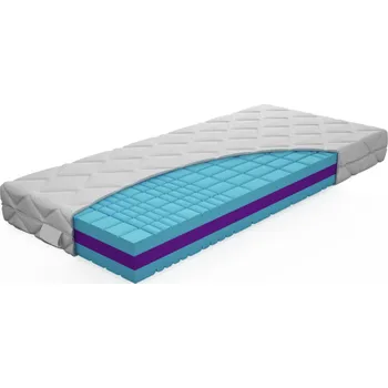 Purtex s.r.o. Zdravotní matrace Lucy Hybrid Hard Potah: Snow, Rozměr: 85x195